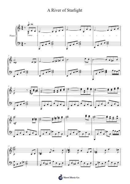 A River of Starlight Sheet Music by Masao Aichi-Arr.Fevans