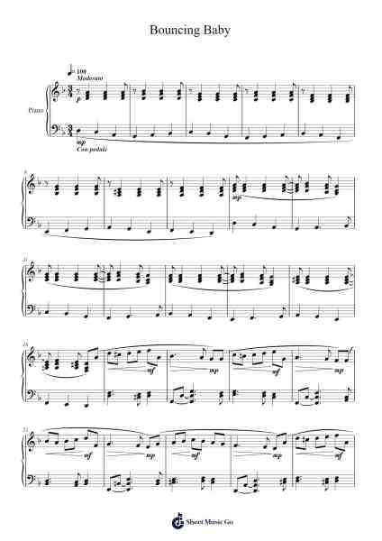 Bouncing Baby Sheet Music by Martin Hirsch-Arr.Osrias Drewnia