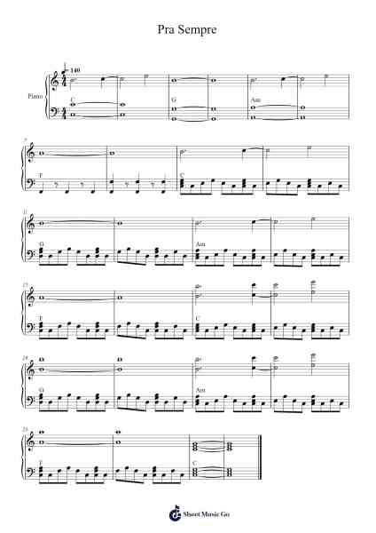 Pra Sempre Sheet Music by Fernandinho-Arr.Diltess Cliffmaltz