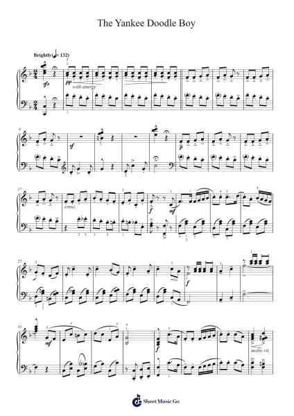 The Yankee Doodle Boy Sheet Music by George M. Cohan-Arr.Edlup Denlouie