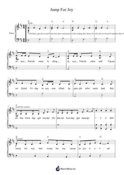 Jump For Joy Sheet Music by Ramsbryce-Arr.Faitheva Carite