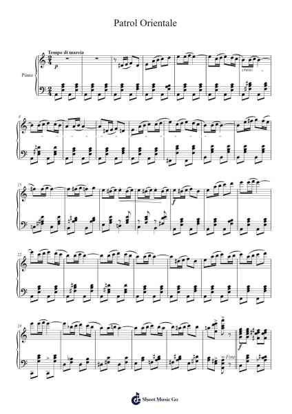 Patrol Orientale Sheet Music by Carl Kiefert-Arr.Gedodd