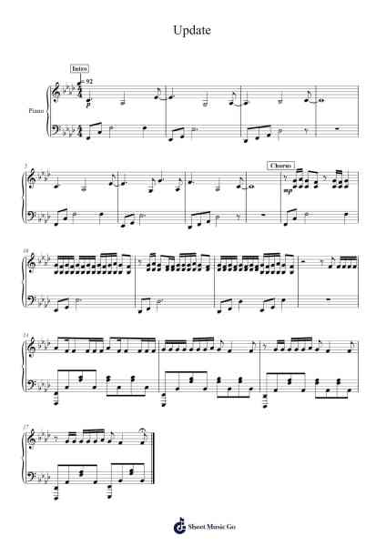 Update Sheet Music by Grey256-Arr.Cyncer Raeh