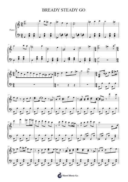 BREADY STEADY GO Sheet Music by Pedro Silva-Arr.Willmand Dundre