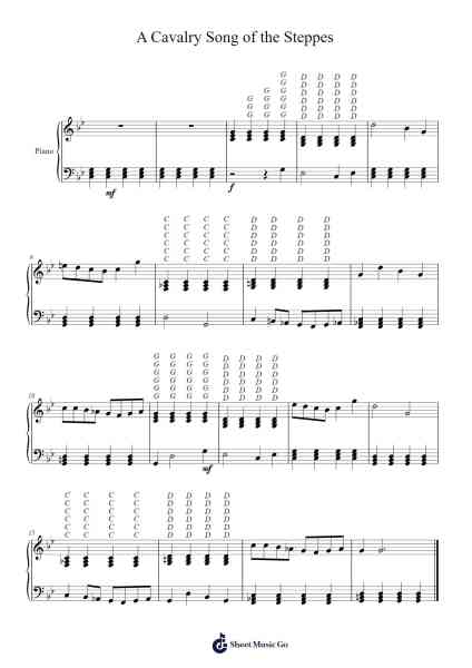 A Cavalry Song of the Steppes Sheet Music by I.Knipper/Hari Collins-Arr.Carldith Saxdunn