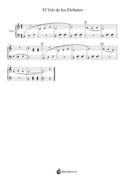 El Vals de los Elefantes Sheet Music by James Bastien-Arr.Morsedric