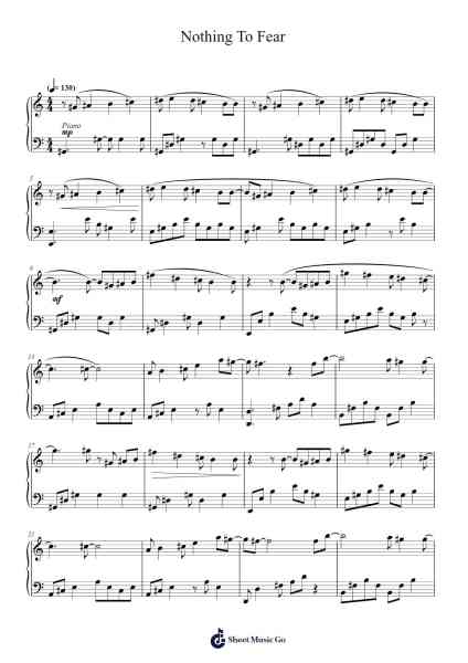Nothing To Fear Sheet Music by Depeche Mode-Arr.Hason