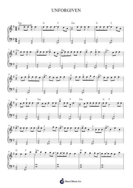 Unforgiven Sheet Music by Ennio Morricone-Arr.Stilkim