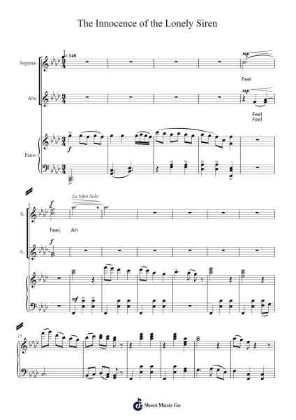 The Innocence of the Lonely Siren Sheet Music by Lorburne-Arr.Gregan Forslome