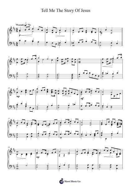 Tell Me The Story Of Jesus Sheet Music by Fanny J. Crosby/Michael English-Arr.Earlfay Joyceraine