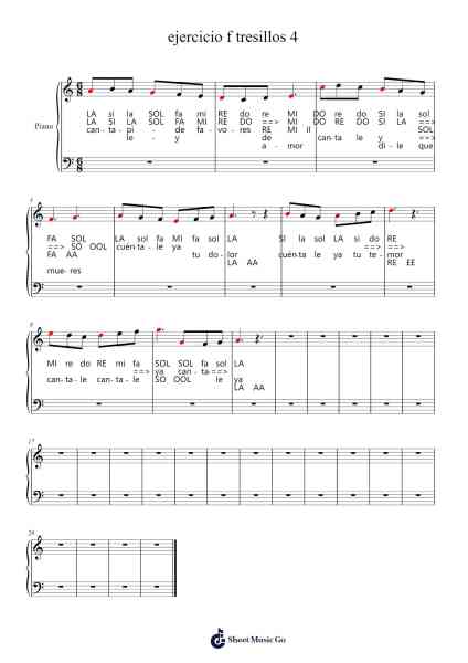 ejercicio f tresillos 4 Sheet Music by undefined-Arr.Dawnvia