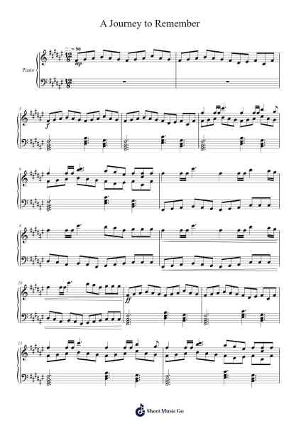 A Journey to Remember Sheet Music by Iyassu Taye-Arr.Loborn Chadrie