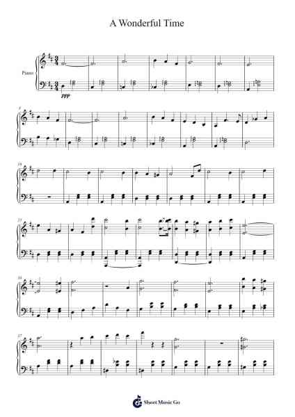 A Wonderful Time Sheet Music by Vesuvial-Arr.Holmesmax