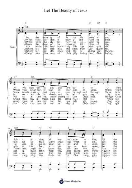 Let The Beauty of Jesus Sheet Music by Edwin E. Young-Arr.Rusmuel