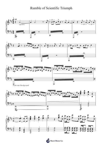 Rumble of Scientific Triumph Sheet Music by Kevin Penkin-Arr.Hason