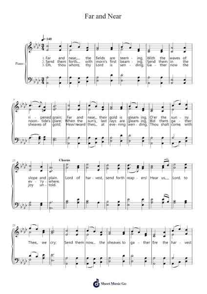 Far and Near Sheet Music by Overton Clemm-Arr.Kentfred