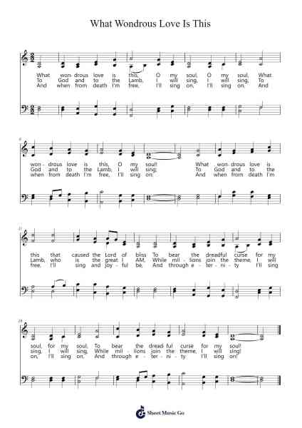 What Wondrous Love Is This Sheet Music by Efkirk-Arr.Lautus Phichad