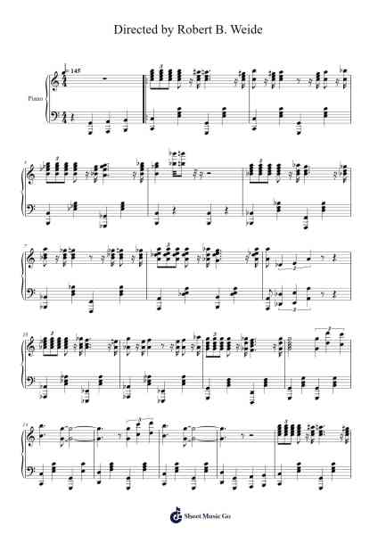 Directed by Robert B. Weide Sheet Music by Luciano Michelini-Arr.Yersing