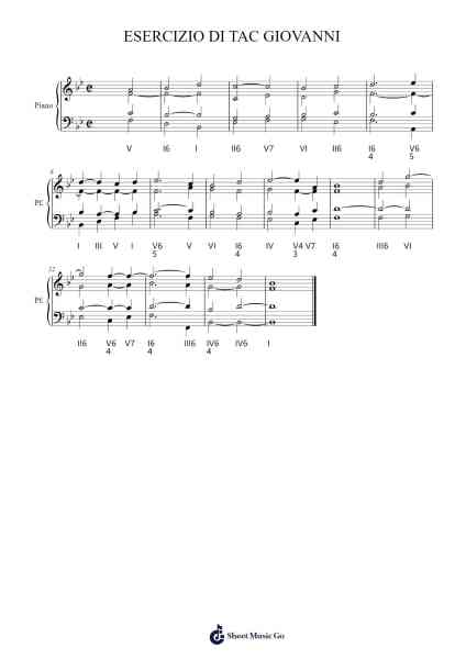ESERCIZIO DI TAC GIOVANNI Sheet Music by -Arr.Kelins Woothe