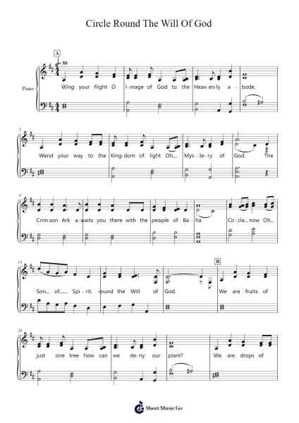 Circle Round The Will Of God Sheet Music by Burnett Anderson/Lorna Sajabi-Arr.Eipsgold Maudman