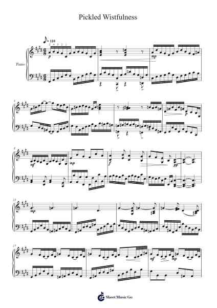 Pickled Wistfulness Sheet Music by Ritu Belani-Arr.Simpmark