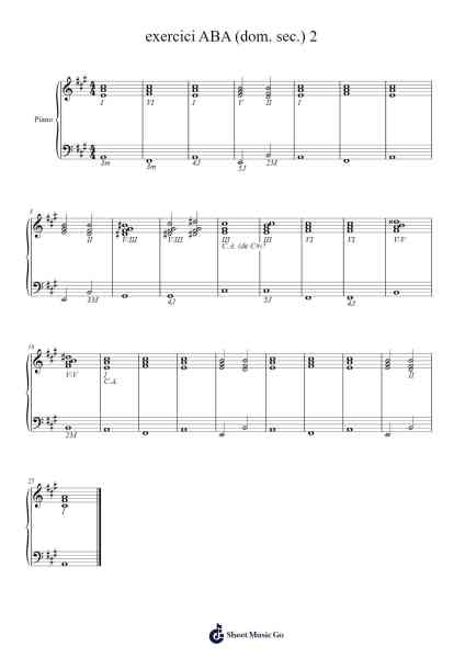 exercici ABA (dom. sec.) 2 Sheet Music by Marçal Sesé Rubal-Arr.Trebes