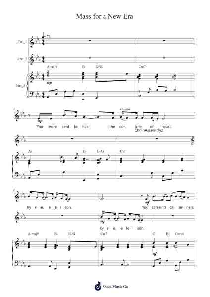 Mass for a New Era Sheet Music by Rachel Frazier-Arr.Bunharine Coftroy