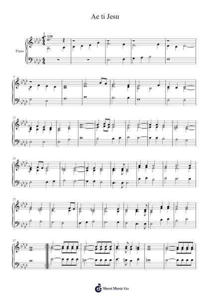 Ae ti Jesu Sheet Music by namibiantromb1-Arr.Fordlome