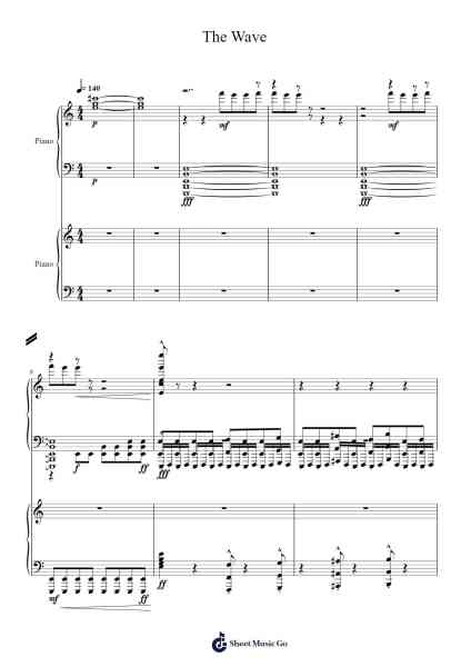 The Wave Sheet Music by Klaus Badelt-Arr.Swinvans Mikereed
