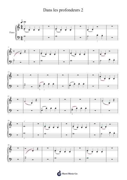 Dans les profondeurs 2 Sheet Music by balthamoose-Arr.Swinale Reedria