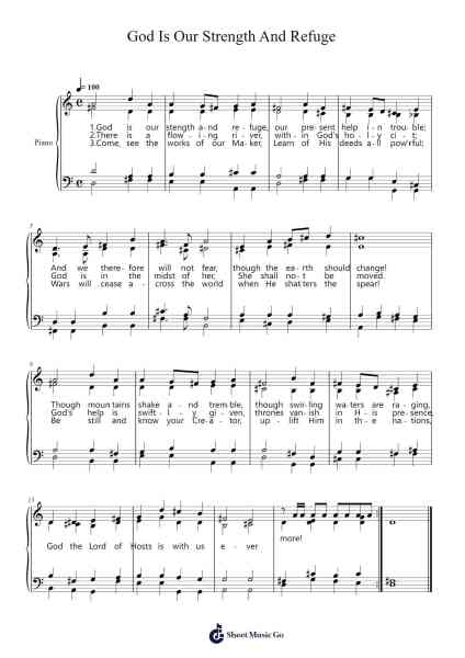 God Is Our Strength And Refuge Sheet Music by Eric Coates-Arr.Virmoll