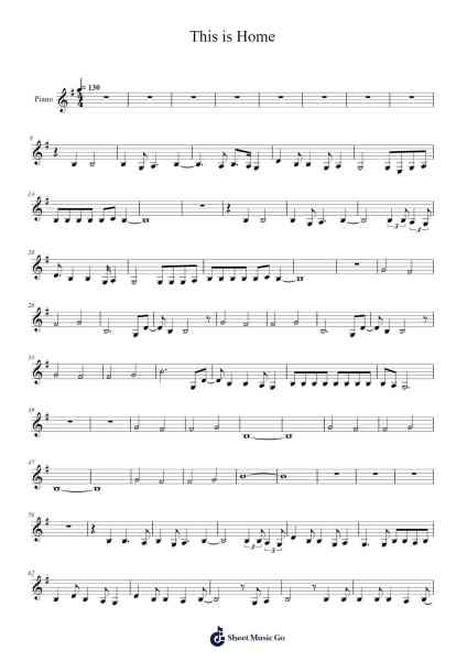 This is Home Sheet Music by cavetown-Arr.Alscroft Hylo
