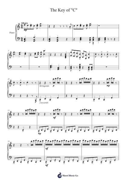 The Key of "C" Sheet Music by Jackson Pellegrino-Arr.Canzel