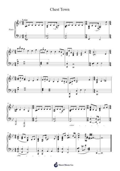 Chest Town Sheet Music by Neople-Arr.Stanthy
