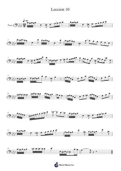 Leccion 10 Sheet Music by Estepe Yosvany-Arr.Cropenn Brighted