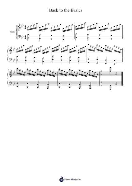 Back to the Basics Sheet Music by Holly Van Valkenburgh-Arr.Kerniei Judkell