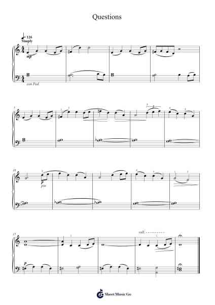 Questions Sheet Music by Christopher Norton-Arr.Kyleret Earlkyle