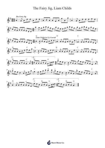 The Fairy Jig, Liam Childs Sheet Music by Traditional-Arr.Kathmann