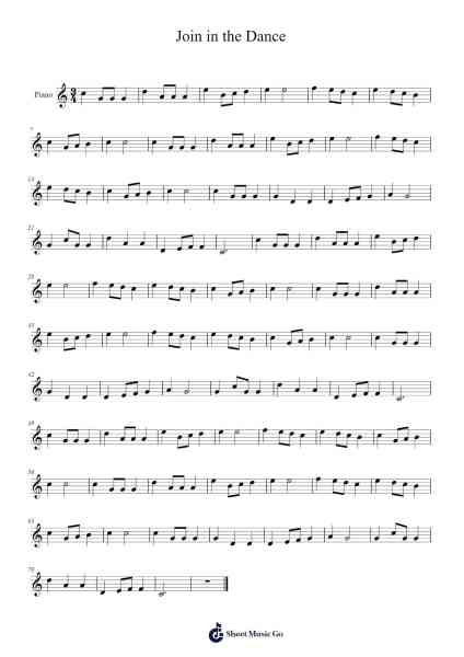Join in the Dance Sheet Music by Raymond Buckland-Arr.Quinncol
