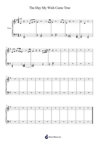 The Day My Wish Came True Sheet Music by Phoenix Wilke-Arr.Kirkwen Meldell
