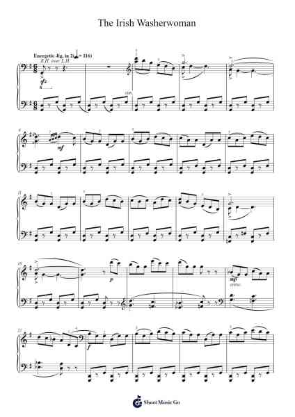 The Irish Washerwoman Sheet Music by Traditional-Arr.Drylie