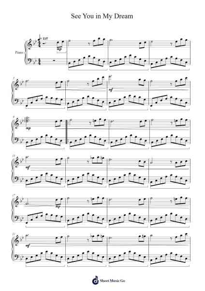 See You in My Dream Sheet Music by Masao Aichi-Arr.Primeg