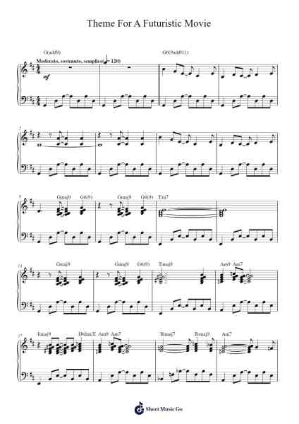 Theme For A Futuristic Movie Sheet Music by Chet Atkins-Arr.Eltave
