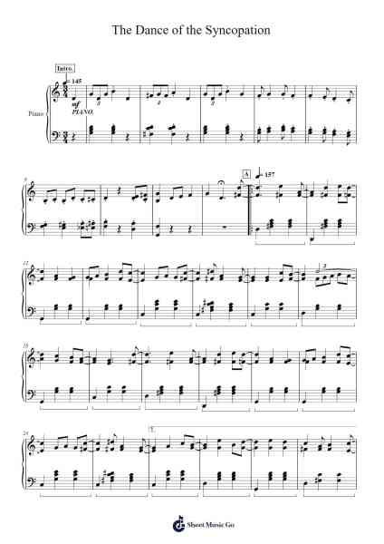 The Dance of the Syncopation Sheet Music by Popgram Migcky-Arr.Dulshall
