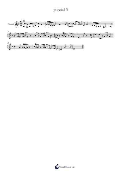 parcial 3 Sheet Music by gabrielsimon3-Arr.Gilphia