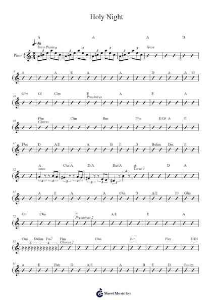 Holy Night Sheet Music by Raynaldi Sanjaya-Arr.Birwylde