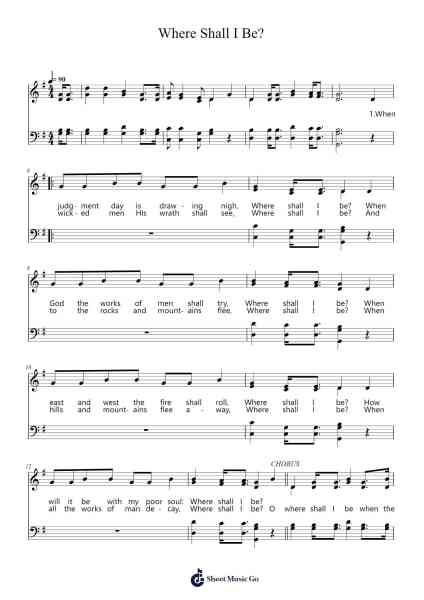 Where Shall I Be? Sheet Music by Charles P. Jones-Arr.Yersing