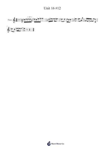 Unit 16 #12 Sheet Music by undefined-Arr.Polriah
