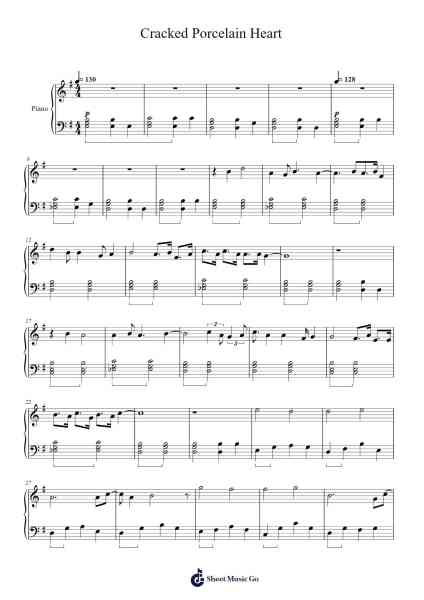 Cracked Porcelain Heart Sheet Music by Matthew S. Comfort-Arr.Mattvey Chilrick