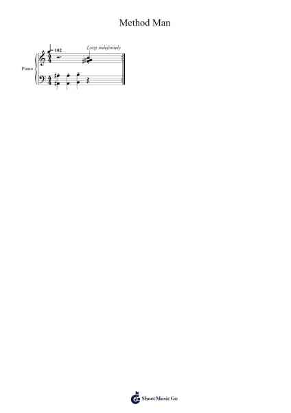 Method Man Sheet Music by Wu-Tang Clan-Arr.Stator